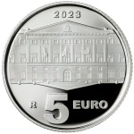 2023 5 Euro 170° Anniversario dell Agenzia delle Dogane e dei Monopoli PROOF in astuccio Italia rovescio