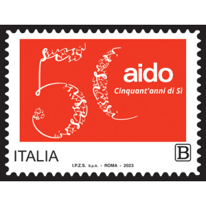 ITALIA - 2023 - 50° dell'A.I.D.O. - 1 v.