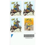 2023 75° della prima uscita in edicola di Tex Willer 4 blocchi di 3 v. con chiudilettera e codice a barre Italia 5