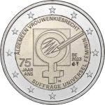 2023 2 Euro 75° del suffragio femminile in Belgio Belgio