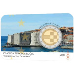 2023 2 Euro Introduzione dell Euro in Croazia FDC in coin card Croazia 2