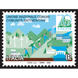 ITALIA - 2023 - 70° dell'Unione Nazionale Comuni, Comunità, Enti Montani - UNCEM - 1 v.
