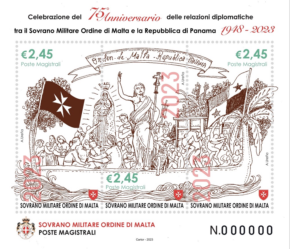 2023 75° delle relazioni diplomatiche tra SMOM e Repubblica di Panama 1 BF E.C. di SMOM con Panama S.M.O.M. SMOM 2023 75° delle relazioni diplomatiche tra SMOM e Repubblica di Panama 1 BF E.C. di SMOM con Panama S.M.O.M. SMOM