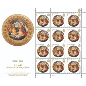 2023 Natale 1 MF da 12 v. con illustrazione San Marino