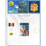 Fogli 2 Euro commemorativi Andorra 2023 Abafil 2