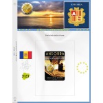 Fogli 2 Euro commemorativi Andorra 2023 Abafil 3