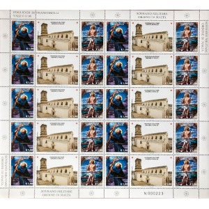 2014 I luoghi della Fede 1 MF da 10 trittici orizzontali S.M.O.M. SMOM