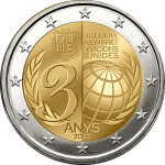 2023 2 Euro 30° dell Adesione all ONU Andorra