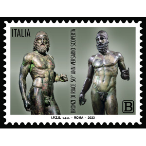 ITALIA - 2023 - 50° della scoperta dei Bronzi di Riace - 1 v.