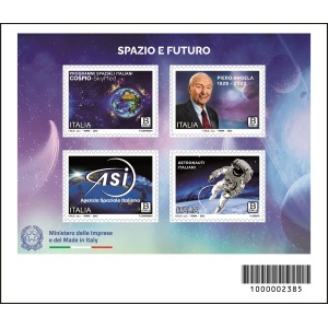 ITALIA - 2023 - Lo Spazio e il Futuro: i Programmi spaziali italiani, Piero Angela, Agenzia Spaziale Italiana, gli Astronauti italiani - 1 BF