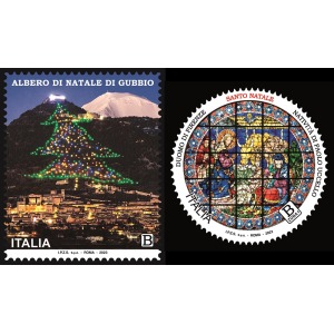 ITALIA - 2023 - Santo Natale ed Albero di Natale di Gubbio - 2 v.