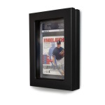Astuccio vetrina VOLTERRA in legno a 1 casella rettangolare per carte gradate Nero Leuchtturm 5
