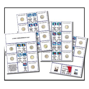 Inserti 2 Euro commemorativi 2023 esclusa Germania Master Phil