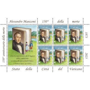 2023 150° della morte di Alessandro Manzoni 1 MF da 6 v. Vaticano