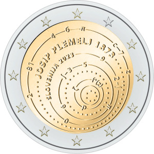 2023 2 Euro 100° della nascita di Josip Plemelj Slovenia