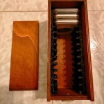 Box in legno impilabile per monete certificate in slabs 4