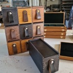 Box in legno impilabile per monete certificate in slabs 6