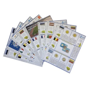 Fogli 2 Euro COMMEMORATIVI dal 2020 al 2022