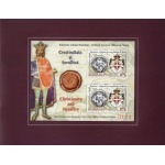 2012 Cristianesimo e Araldica 1 Folder E.C. di Romania con S.M.O.M. Romania SMOM 3