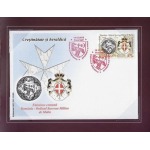 2012 Cristianesimo e Araldica 1 Folder E.C. di Romania con S.M.O.M. Romania SMOM 4