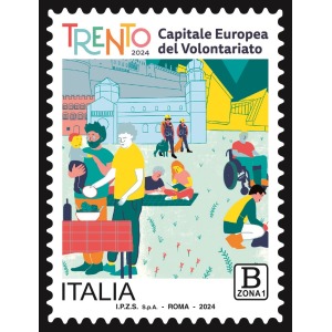 ITALIA - 2024 - Trento, capitale europea del volontariato - 1 v.