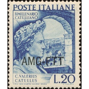 1949 2000° della scomparsa di Gaio Valerio Catullo 1 v. Trieste A