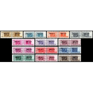 1949 54 Pacchi Postali Corno di posta soprastampati su una riga 13 v. Trieste A