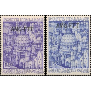 1950 Anno Santo 2 v. Trieste A