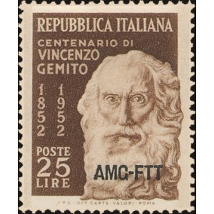1952 100° della nascita di Vincenzo Gemito 1 v. Trieste A