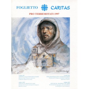 1997 Pro terremotati 1 folder Vaticano 1