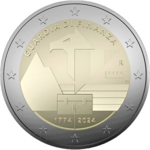2024 2 Euro 250° della Guardia di Finanza Italia