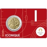 2024 2 Euro Olimpiadi di Parigi 2024 FDC in coin card I Francia fronte
