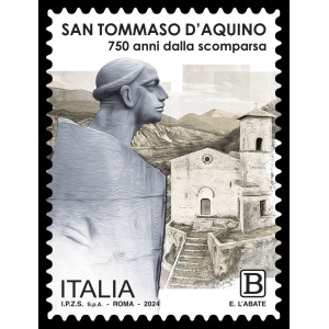 ITALIA - 2024 - 750° della scomparsa di San Tommaso d'Aquino - 1 v.