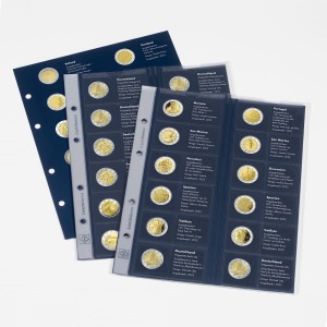 Fogli OPTIMA 2 Euro commemorativi 2023 Leuchtturm