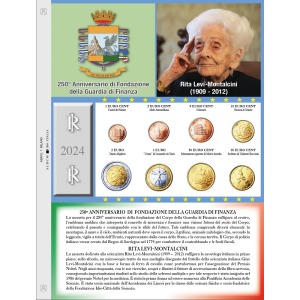 Foglio ALBUM EURO ITALIA per serie Euro 2024 Abafil
