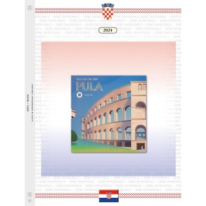Foglio SERIE DIVISIONALE Croazia 2024 Abafil