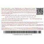 2024 Buono di Risposta Internazionale Coupon Reponse International modello Abidjan speciale 150 anni di UPU 1 v. Italia 2