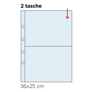 Inserti trasparenti per TITANO LUSSO a 2 tasche in K211 5 pz. Master Phil