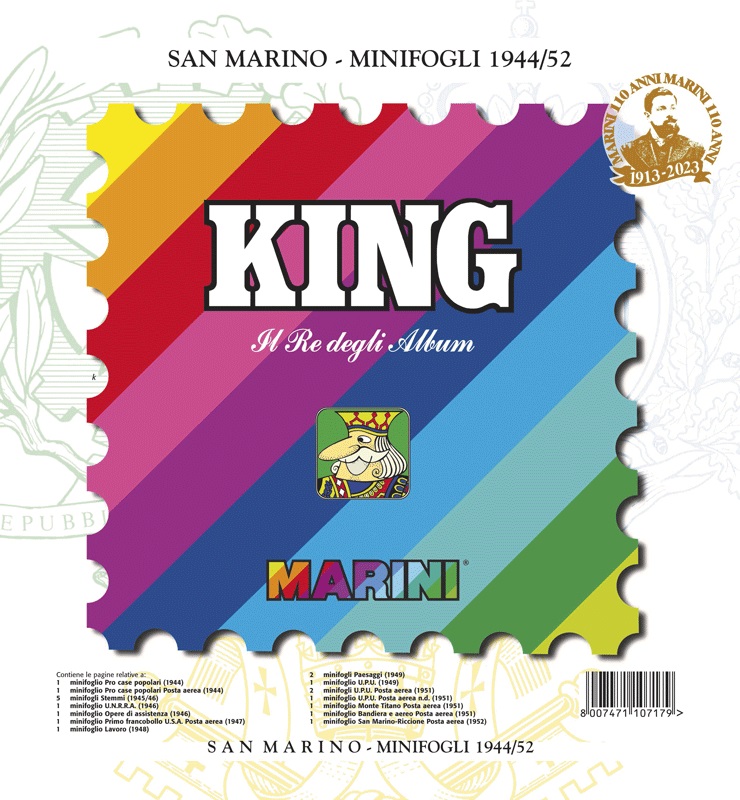 San Marino 1944 1952 MF Marini San Marino 1944 1952 MF Marini