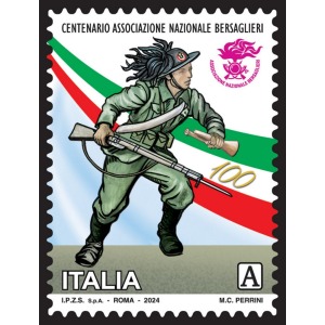 ITALIA - 2024 - 100° dell'Associazione Nazionale Bersaglieri - 1 v.