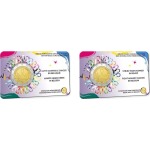 2024 2 Euro Lotta contro il cancro in Belgio FDC in coin card Belgio fronte 2 coin card Belgio