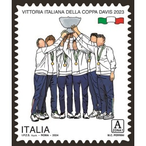 2024 Vittoria italiana della coppa Davis 2023 1 v. Italia