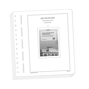 Germania Federale Crypto stamps 2023 Con taschine Leuchtturm