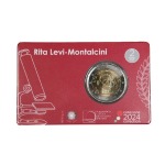 2024 2 Euro Rita Levi Montalcini FDC in folder Italia 2