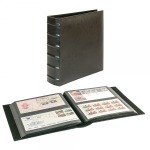 Album FIRMO XL per 224 FDC con fogli neri a 2 tasche senza custodia Nero Lindner 1
