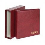 Cartella a 3 anelli UNIPLATE LUXUS con custodia bordeaux Lindner 2