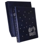 Cartella a 4 anelli BACI PERUGINA con custodia vuota Blu Master Phil 2