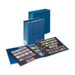 Cartella a 4 anelli Multi Collect con custodia Blu Lindner 2