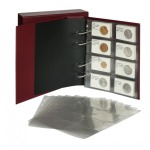 Cartella a 4 anelli Multi Collect con custodia Bordeaux Lindner 3