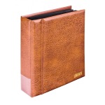 Cartella a 4 anelli Multi Collect senza custodia Avana Lindner 1